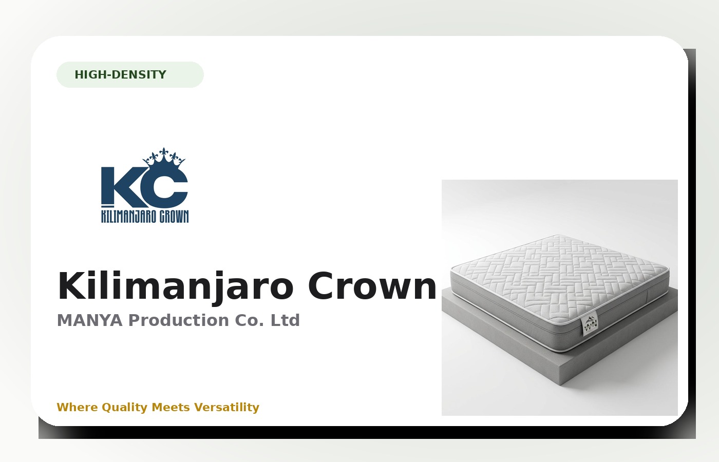 Institutional Foam