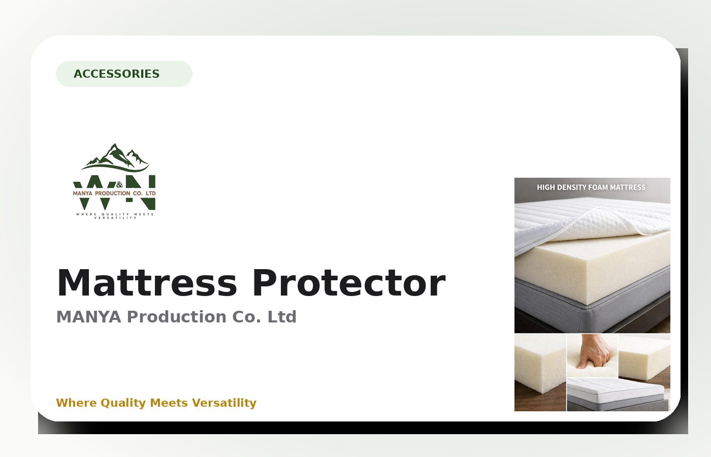 Mattress Protector 5x6 & 6x6