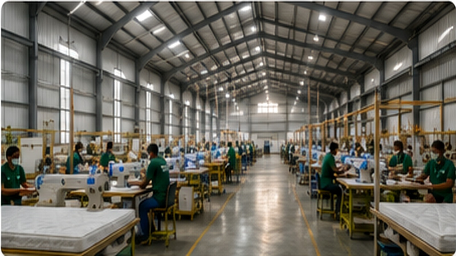 MANYA mattress production and quality control